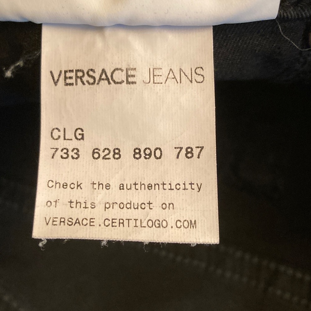 Versace Black Skinny Jeans for Women - Picture 6 of 9